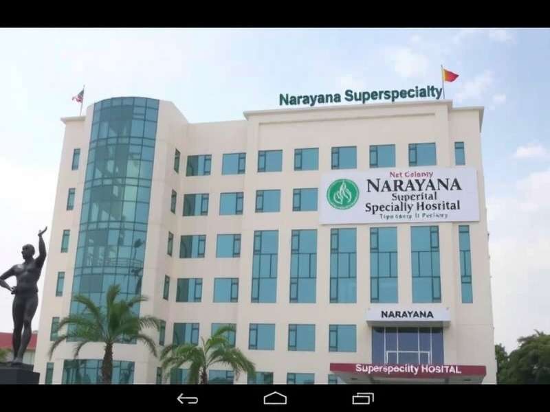 Modern hospital interior with advanced medical equipment